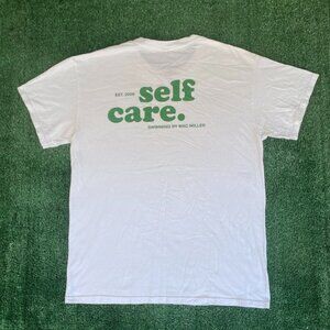 Mac Miller Self Care Swimming T-Shirt White Rap Hip Hop Merch Skater